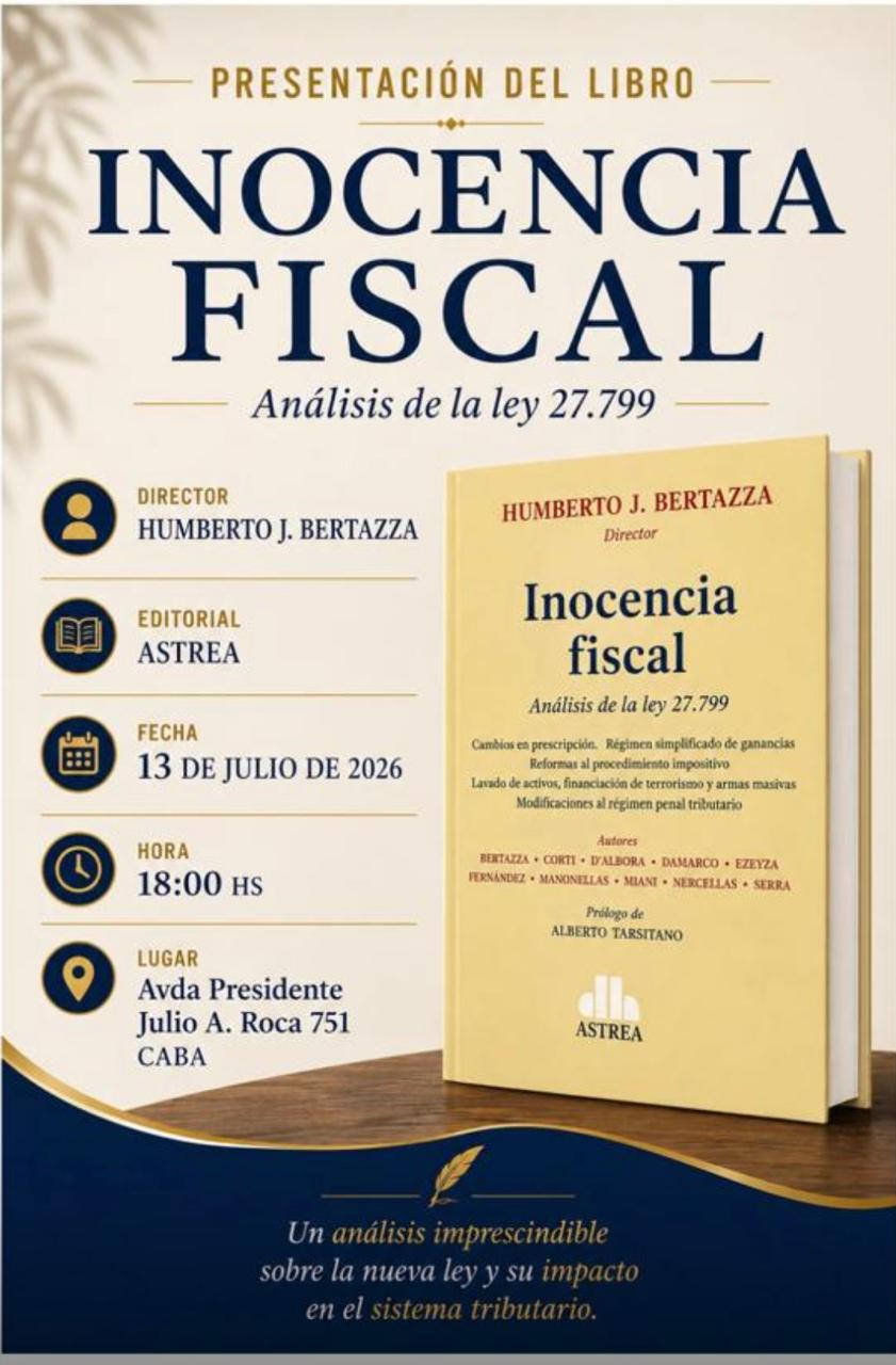 Presentación del libro Inocencia Fiscal